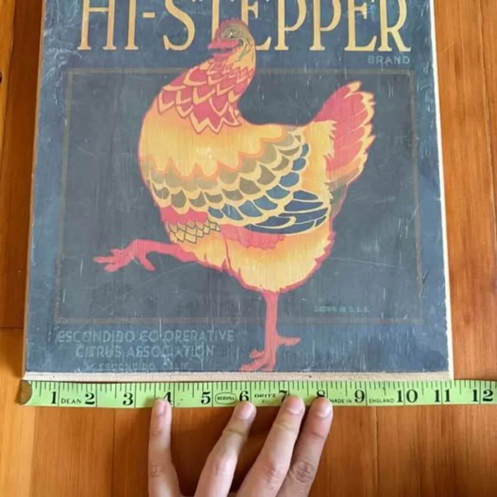 Empire Art Products Hi-Stepper Chicken Wooden Sign 11x11